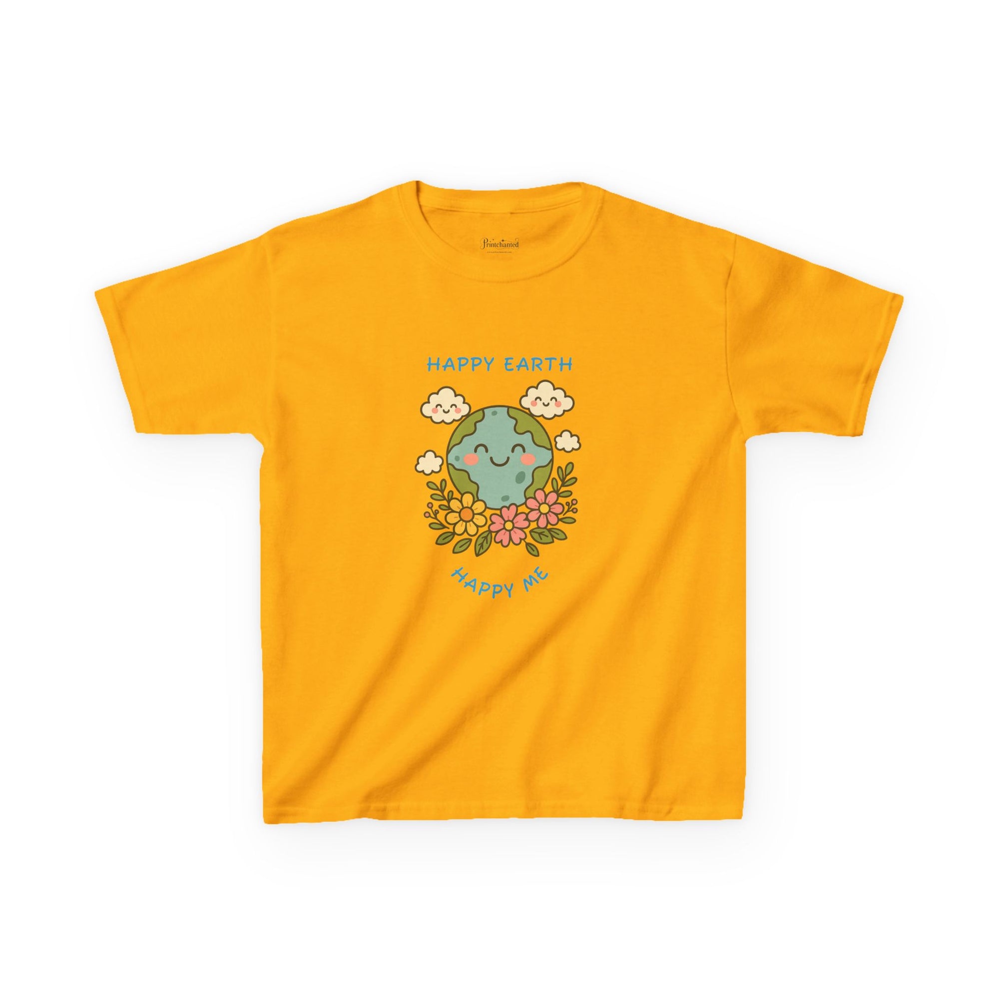 Cute Earth Day Kids Tee, Whimsical Children's T-Shirt, Eco-Friendly Apparel, Floral Children's Wear, Gift for Earth Lovers
