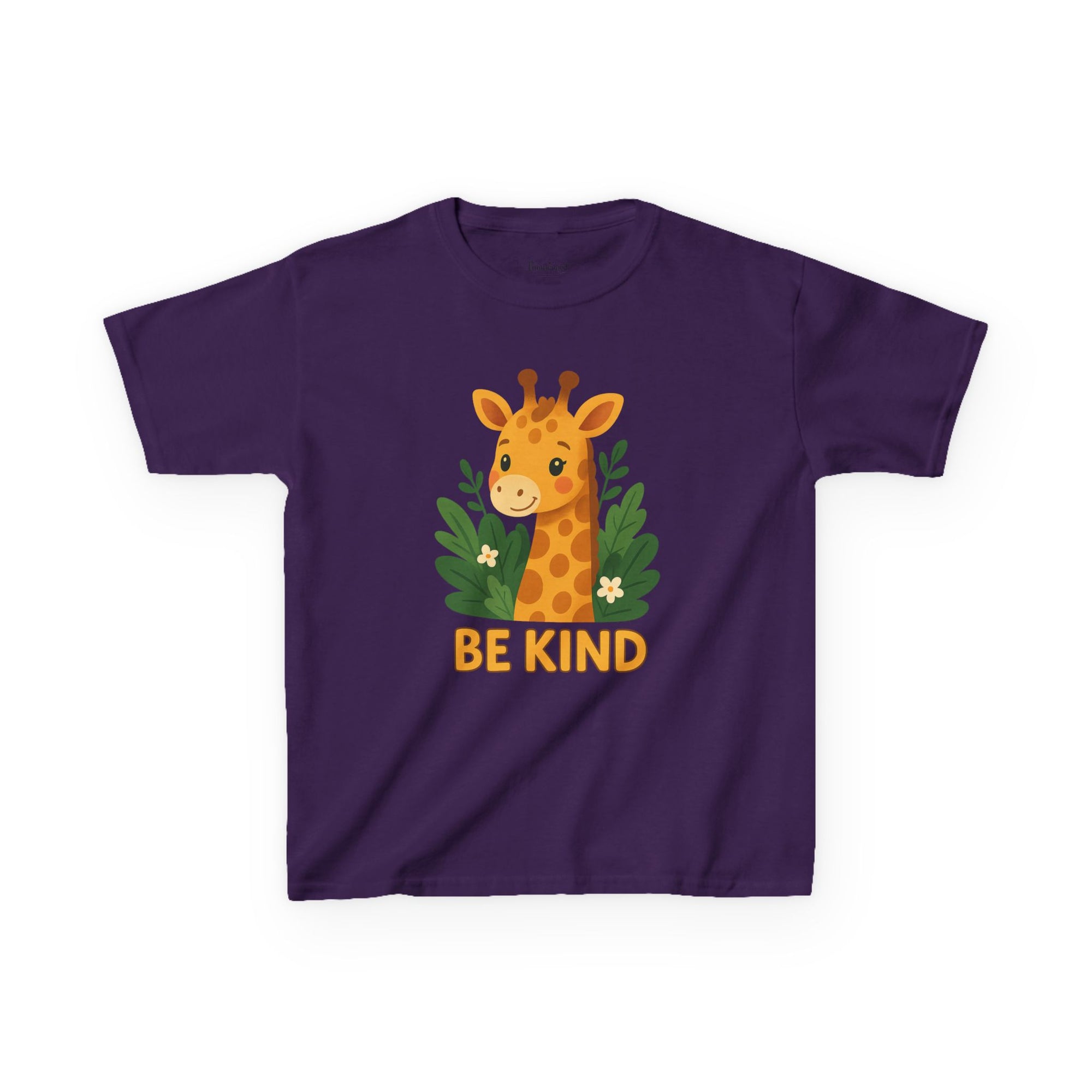 Kids Giraffe Tee - Be Kind T-Shirt, Children's Graphic Tee, Eco-Friendly Cotton Tee, Gift for Kids, Toddler Birthday Shirt