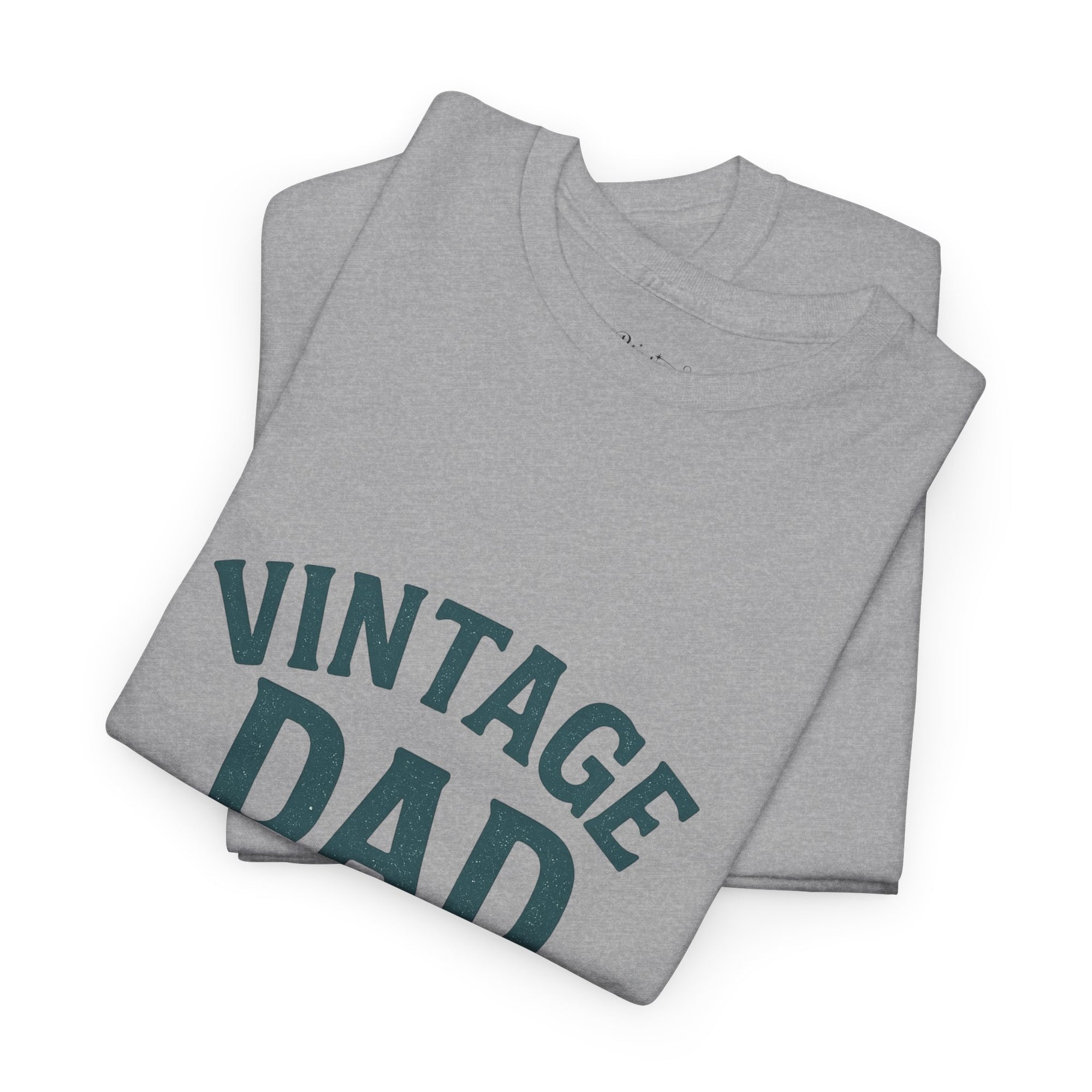 “Vintage Dad Still in Mint Condition – Funny Father’s Day Graphic Unisex Heavy Cotton T-Shirt, Retro Dad Gift Tee for Birthday, Father’s Day and other Holidays
