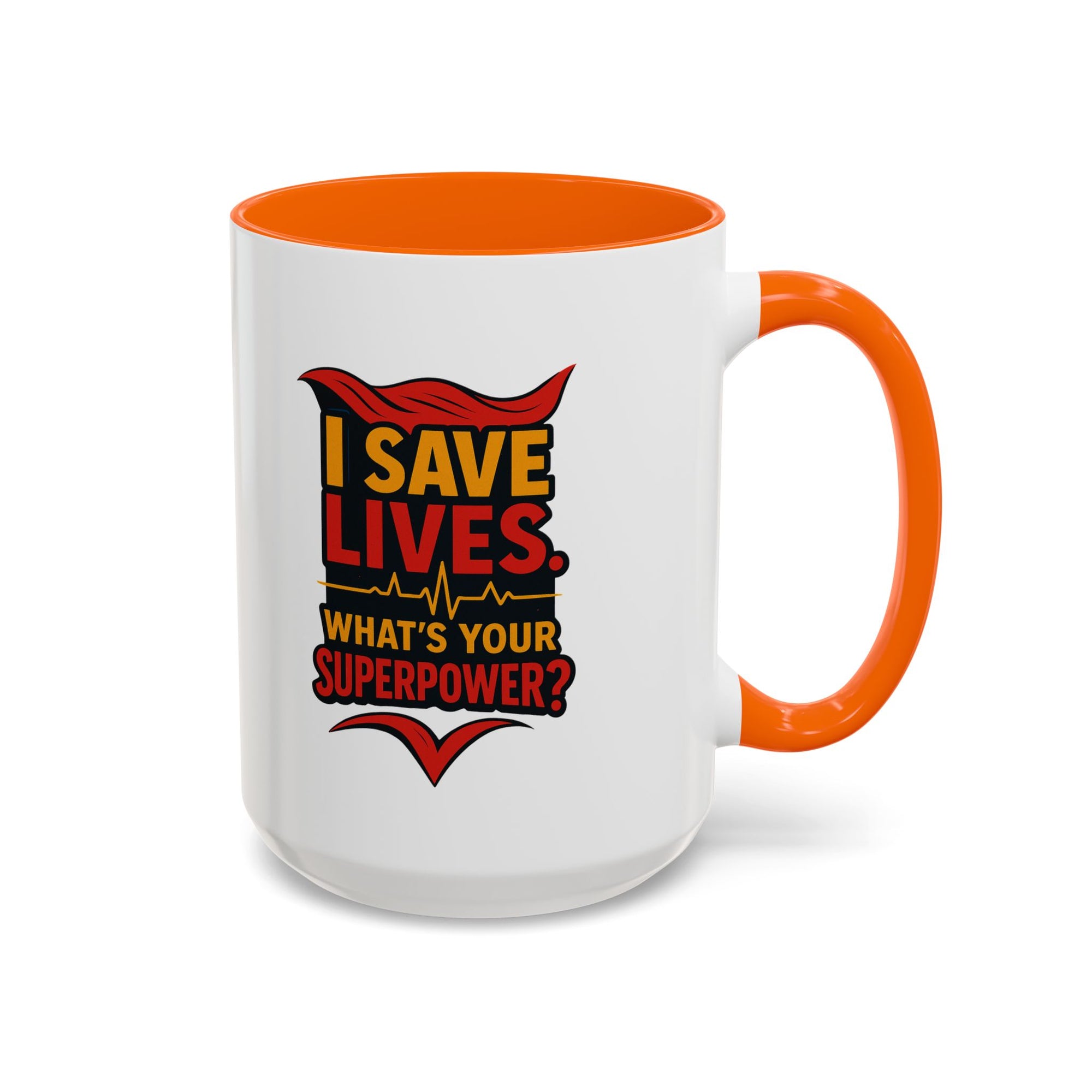 Heroic Superpower Coffee Mug - Perfect Gift for Nurses, EMS, Essential Workers, Motivational Gift, Inspirational Mug