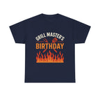 Grill Master's Birthday Tee, Funny BBQ T-Shirt, Gift for Men, Cooking Enthusiasts, Summer Party Apparel