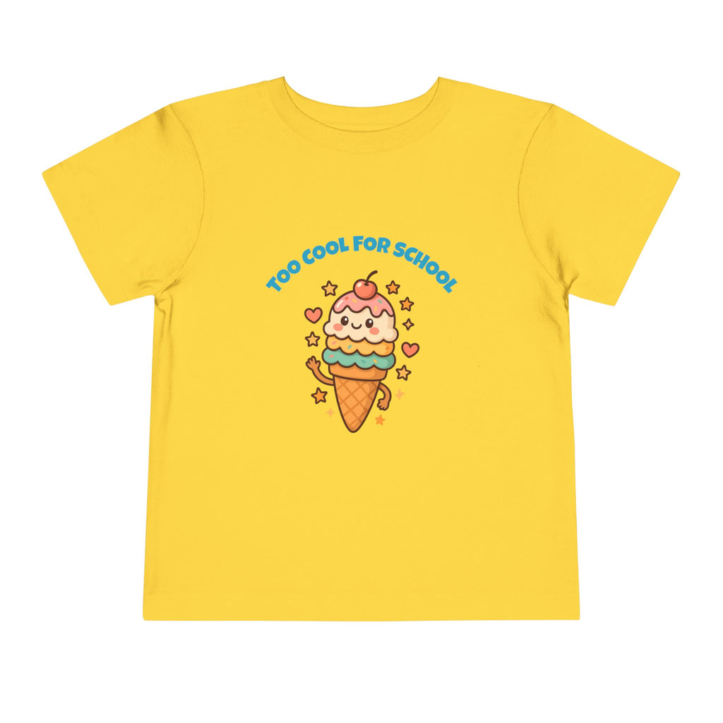 Cute Ice Cream Toddler Tee, Kids Summer Shirt, Birthday Gift, Playdate Outfit, Fun Cartoon T-Shirt, Sweet Toddler Clothing