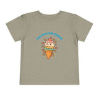 Cute Ice Cream Toddler Tee, Kids Summer Shirt, Birthday Gift, Playdate Outfit, Fun Cartoon T-Shirt, Sweet Toddler Clothing