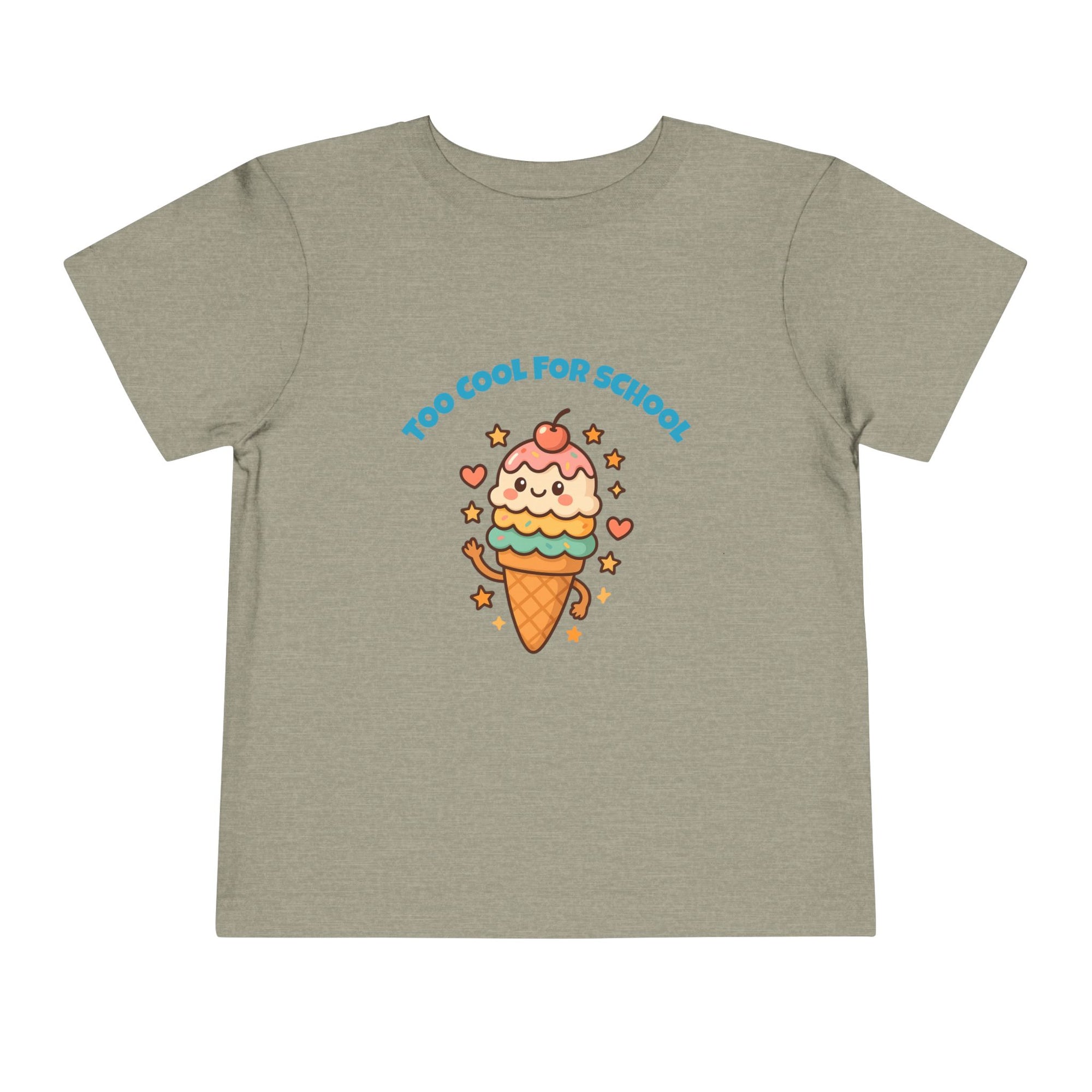 Cute Ice Cream Toddler Tee, Kids Summer Shirt, Birthday Gift, Playdate Outfit, Fun Cartoon T-Shirt, Sweet Toddler Clothing