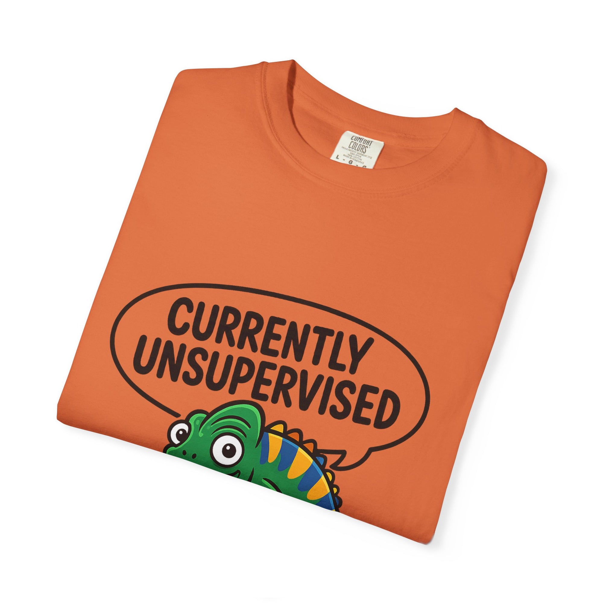Whimsical Unisex T-Shirt, Currently Unsupervised Shirt, Fun Gift for Teens, Robot Graphic Tee, Casual Everyday Wear