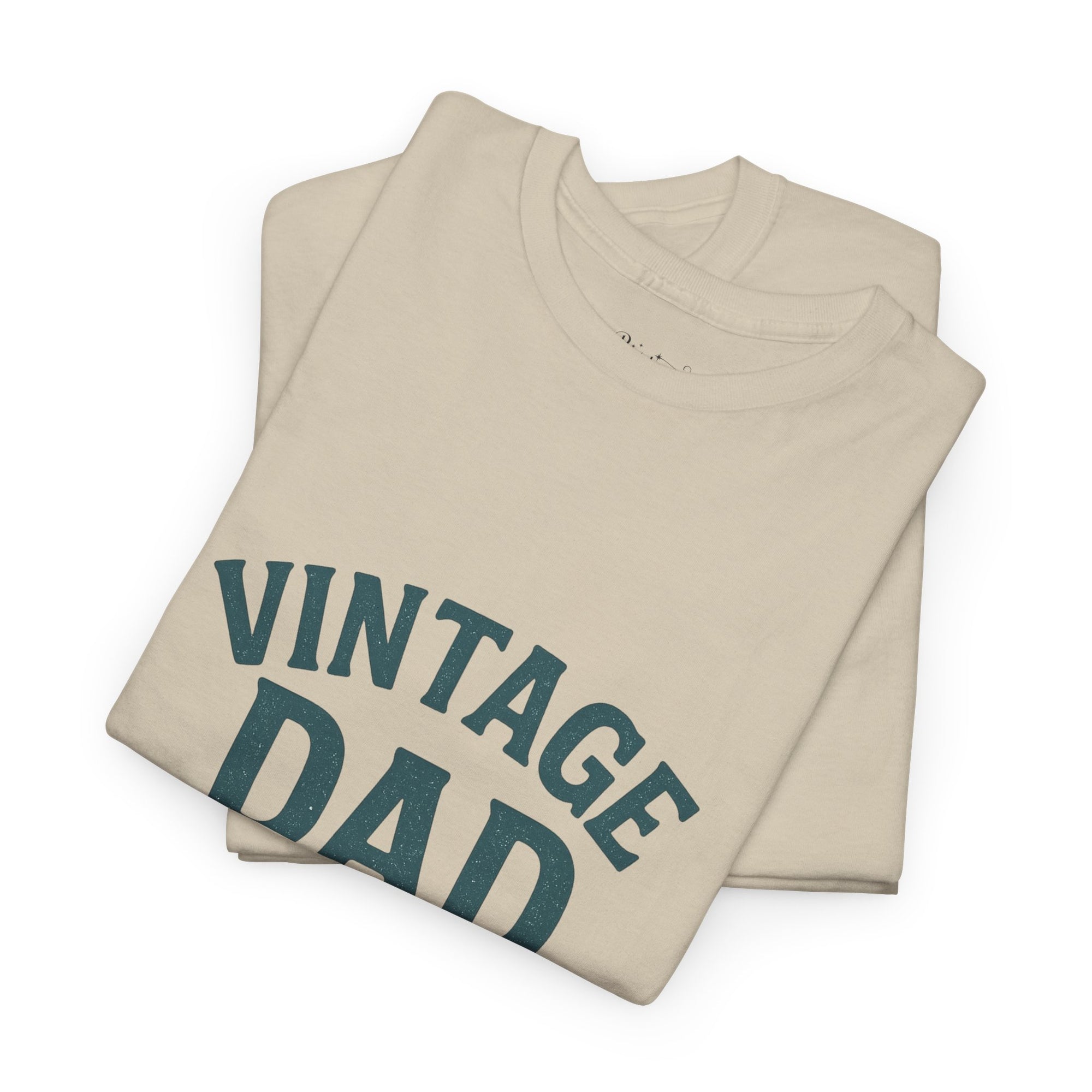 “Vintage Dad Still in Mint Condition – Funny Father’s Day Graphic Unisex Heavy Cotton T-Shirt, Retro Dad Gift Tee for Birthday, Father’s Day and other Holidays