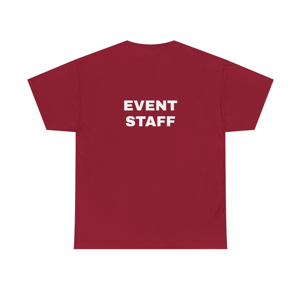Event Staff Unisex Heavy Cotton Tee - Perfect for Teamwork, Volunteer Events, Festivals, Concerts, Custom Uniforms