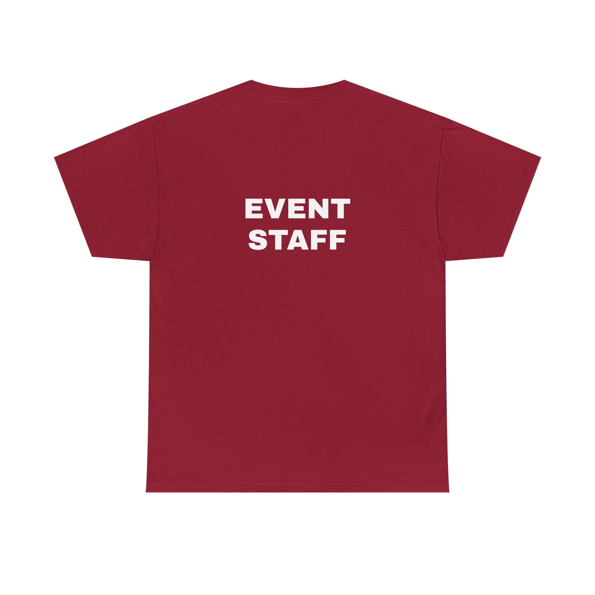 Event Staff Unisex Heavy Cotton Tee - Perfect for Teamwork, Volunteer Events, Festivals, Concerts, Custom Uniforms