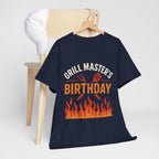 Grill Master's Birthday Tee, Funny BBQ T-Shirt, Gift for Men, Cooking Enthusiasts, Summer Party Apparel