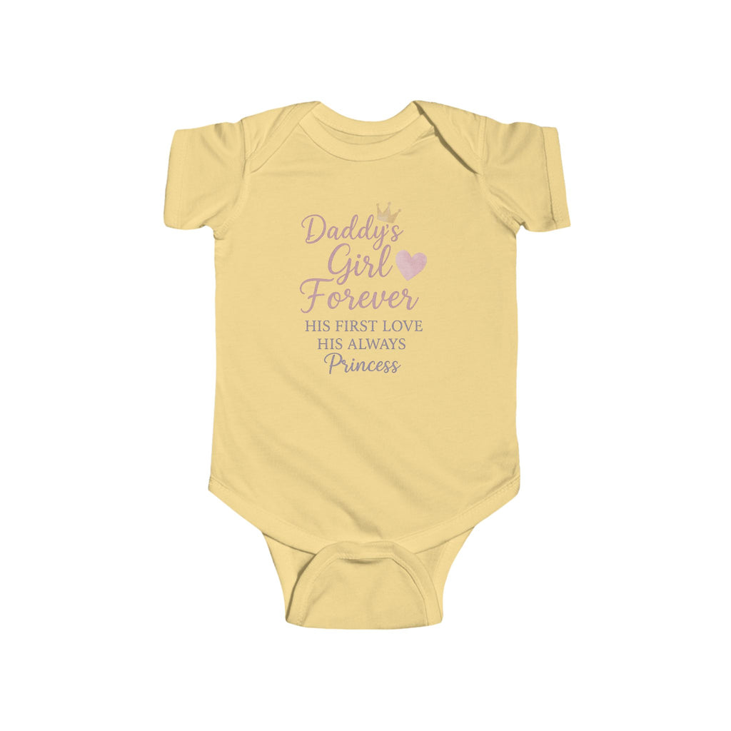 Daddy's Girl Forever Bodysuit - Adorable Infant Onesie, Baby Shower Gift, Newborn Outfit, Personalized Gift, Cute Baby Clothes