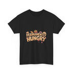 Permanently Hungry Tee, Funny Unisex Cotton T-Shirt, Gift for Food Lovers, Casual Wear, Quirky Humor Apparel