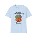 Barcelona Spain Unisex Softstyle T-Shirt | Travel Tee, Souvenir Shirt, Gift for Travelers, Vacation Apparel, Summer Outfit