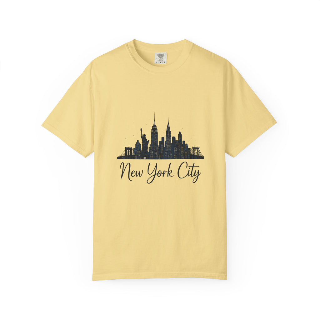 New York City Skyline Unisex T-Shirt, Casual City Tee, NYC Souvenir Shirt, Travel Gift, Urban Fashion Top