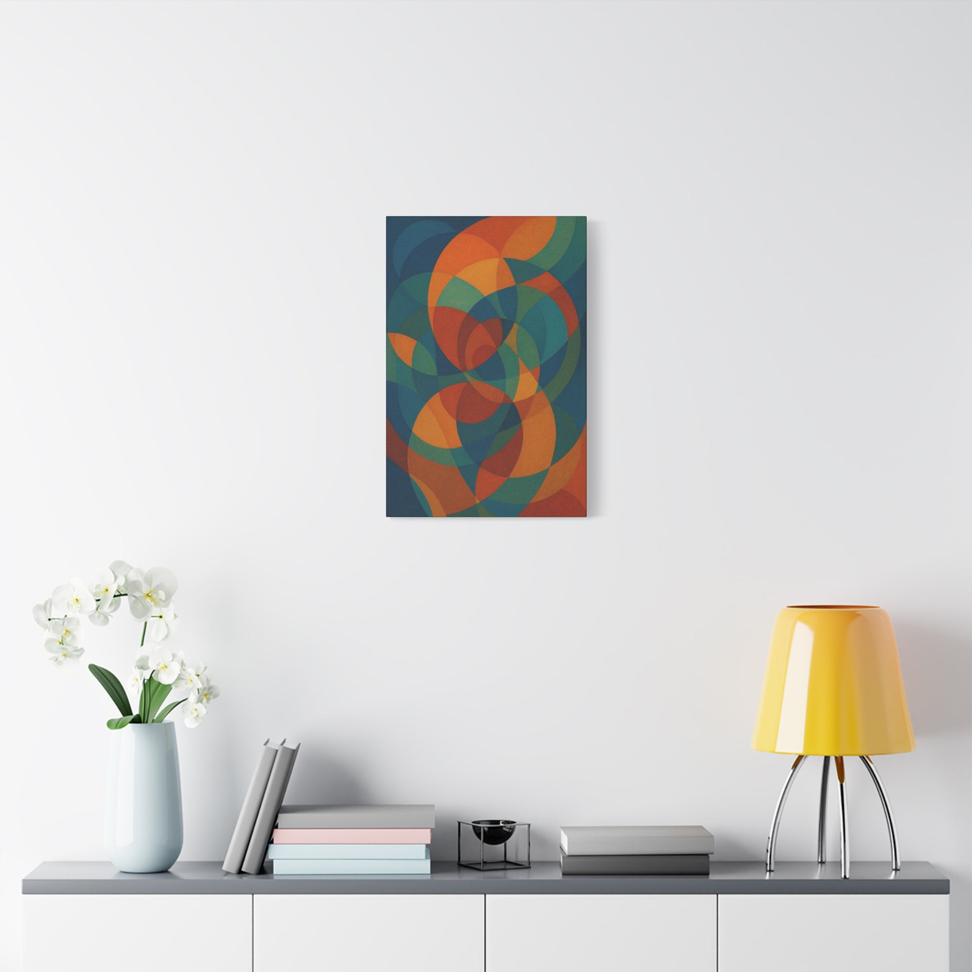 Vibrant Abstract Canvas Wall Art, Home Decor, Modern Art Piece, Colorful Artwork for Living Room, Unique Gift for Art Lovers