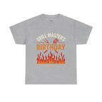Grill Master's Birthday Tee, Funny BBQ T-Shirt, Gift for Men, Cooking Enthusiasts, Summer Party Apparel