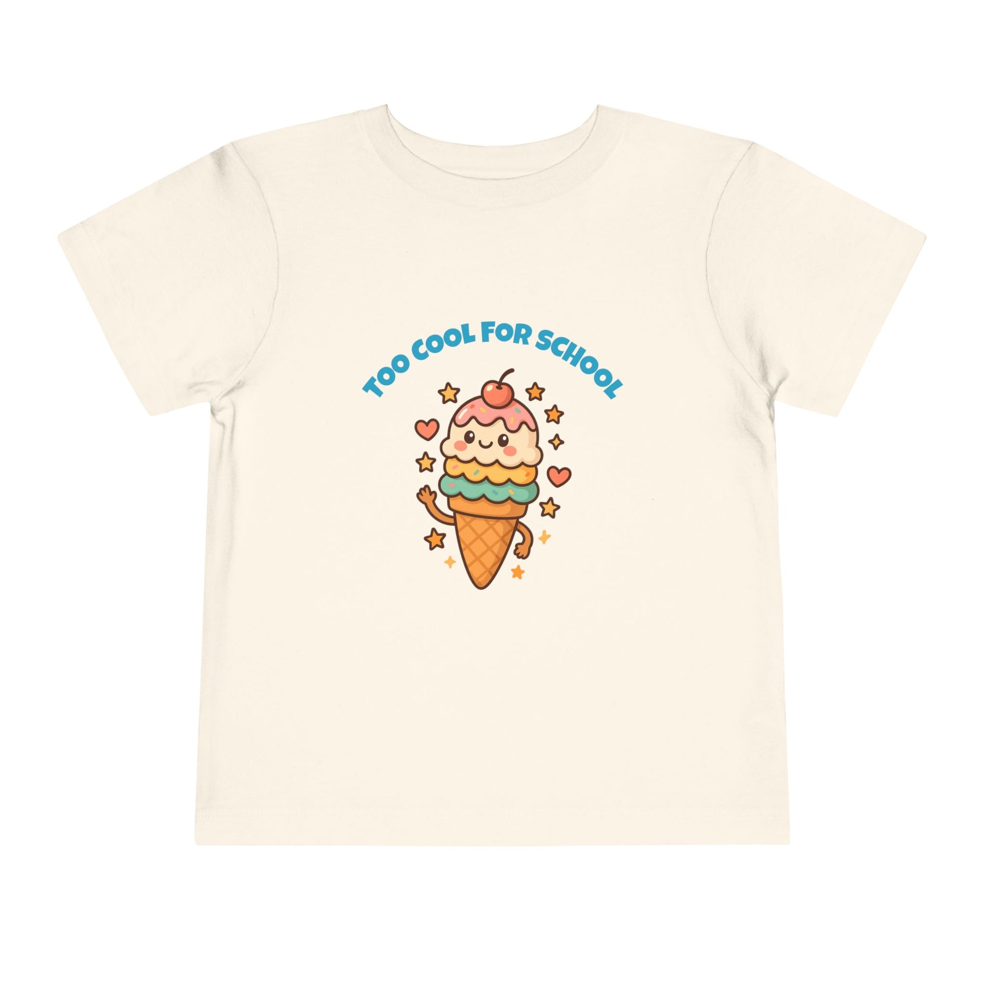 Cute Ice Cream Toddler Tee, Kids Summer Shirt, Birthday Gift, Playdate Outfit, Fun Cartoon T-Shirt, Sweet Toddler Clothing