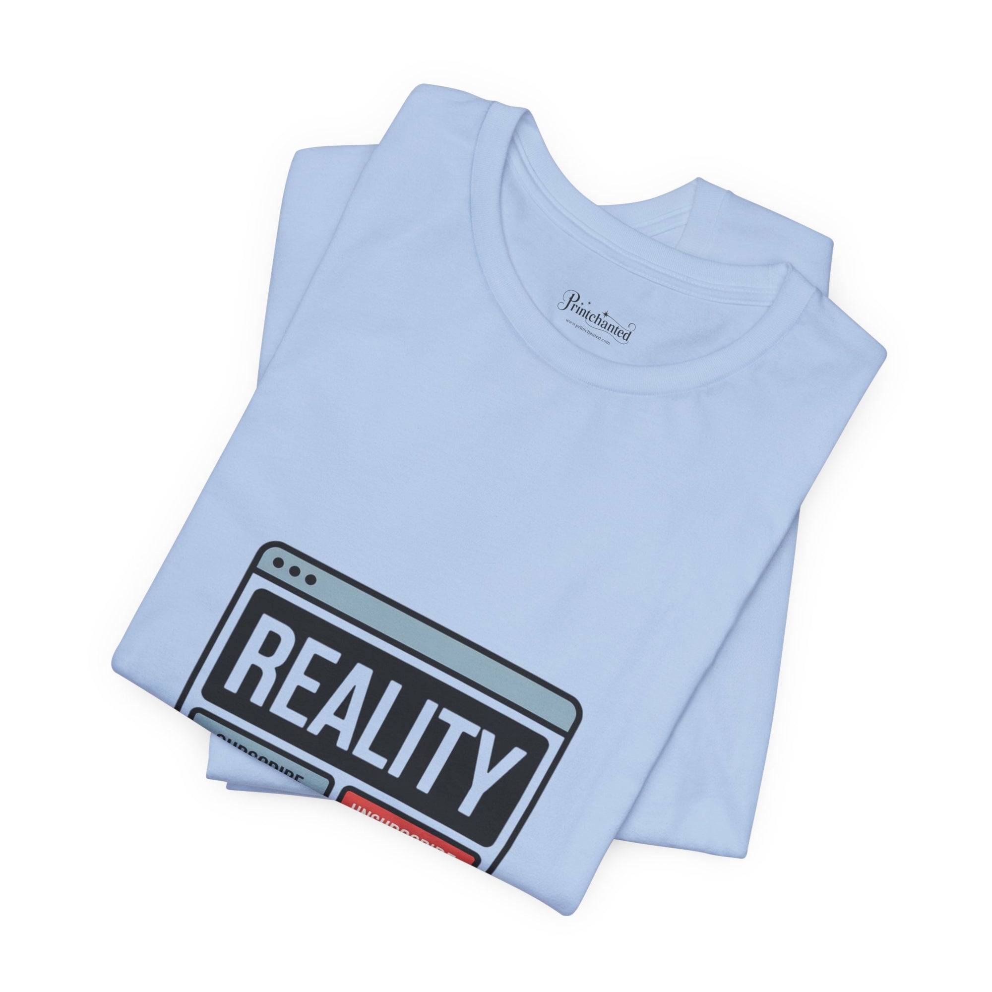 Reality Click Unisex Tee, Funny Graphic Shirt, Casual Wear, Geeky Apparel, Gift for Him/Her, Cool Tee for Everyday Style