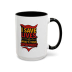 Heroic Superpower Coffee Mug - Perfect Gift for Nurses, EMS, Essential Workers, Motivational Gift, Inspirational Mug
