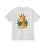 Kids Giraffe Tee - Be Kind T-Shirt, Children's Graphic Tee, Eco-Friendly Cotton Tee, Gift for Kids, Toddler Birthday Shirt