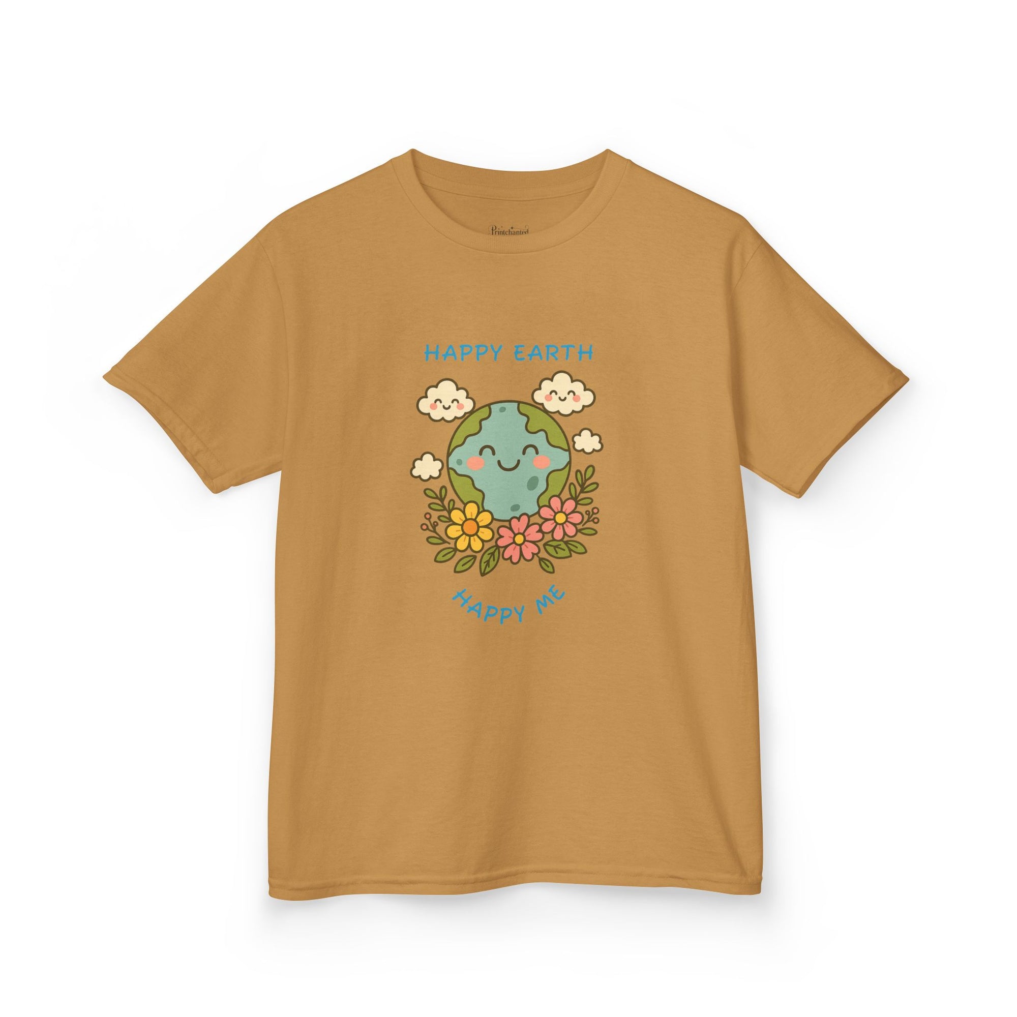 Cute Earth Day Kids Tee, Whimsical Children's T-Shirt, Eco-Friendly Apparel, Floral Children's Wear, Gift for Earth Lovers