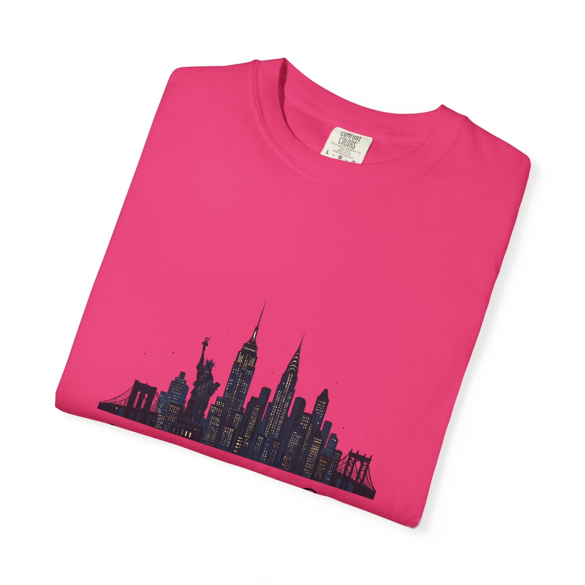 New York City Skyline Unisex T-Shirt, Casual City Tee, NYC Souvenir Shirt, Travel Gift, Urban Fashion Top