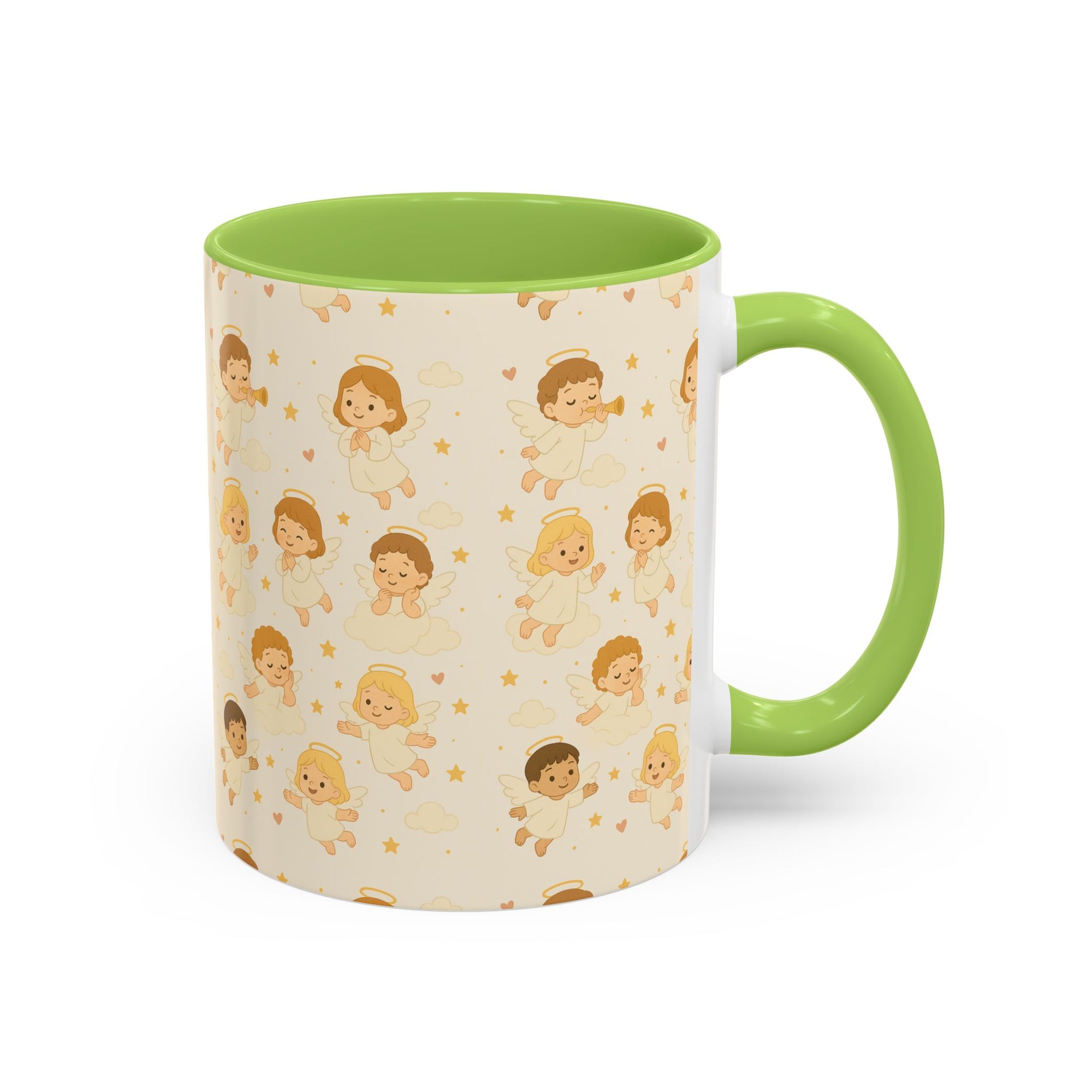 Whimsical Angel Baby Coffee Mug - Perfect Gift for New Parents, Cute Nursery Decor, Baby Shower Favor, Unique Baby Gift, Home Coffee Cup