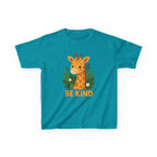 Kids Giraffe Tee - Be Kind T-Shirt, Children's Graphic Tee, Eco-Friendly Cotton Tee, Gift for Kids, Toddler Birthday Shirt