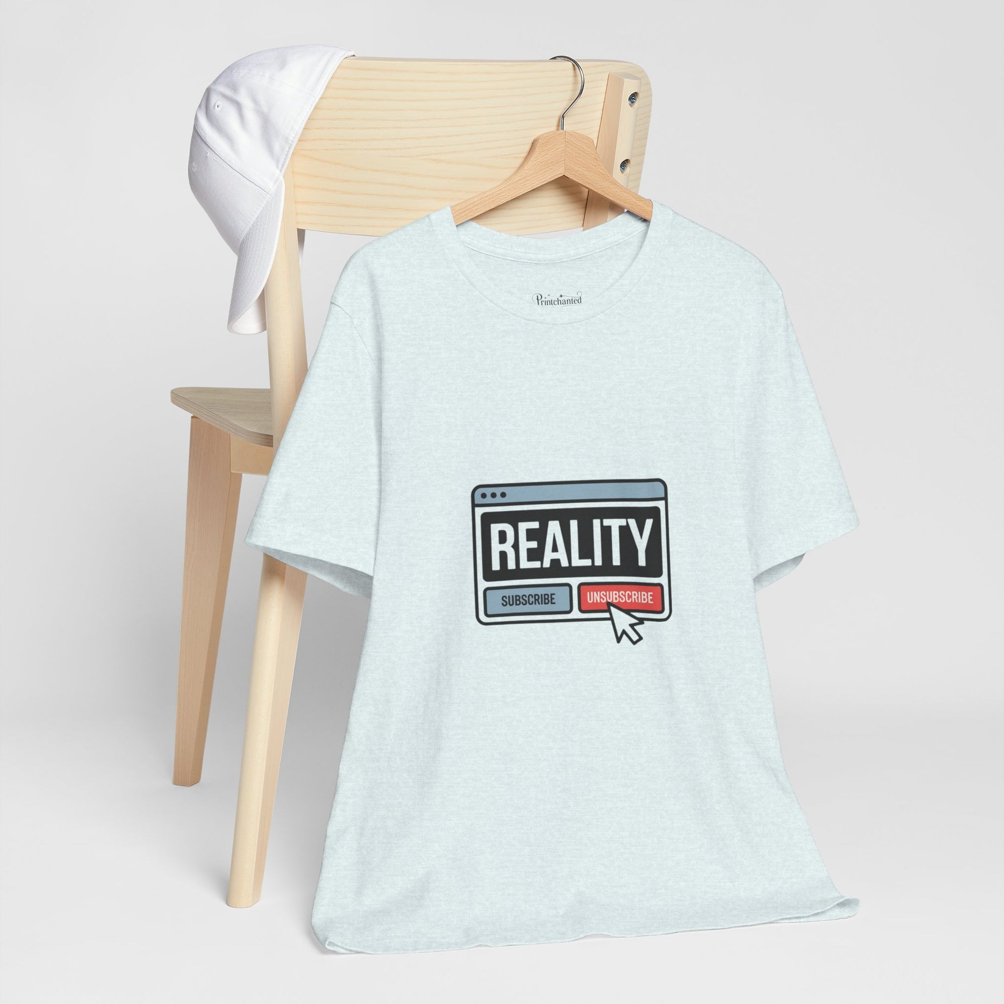Reality Click Unisex Tee, Funny Graphic Shirt, Casual Wear, Geeky Apparel, Gift for Him/Her, Cool Tee for Everyday Style