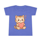 Cute Cat Love Toddler T-Shirt, Kids Cute Cat Tee, Baby Shower Gift, Toddler Birthday Gift, Pet Lover Shirt, Cute Animal Apparel