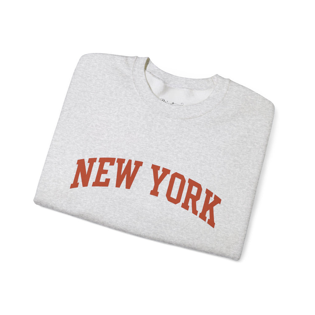 New York Crewneck Sweatshirt, Cozy Fashion, Urban Style, Gift for Travelers, Casual Wear, Unisex Apparel