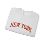 New York Crewneck Sweatshirt, Cozy Fashion, Urban Style, Gift for Travelers, Casual Wear, Unisex Apparel