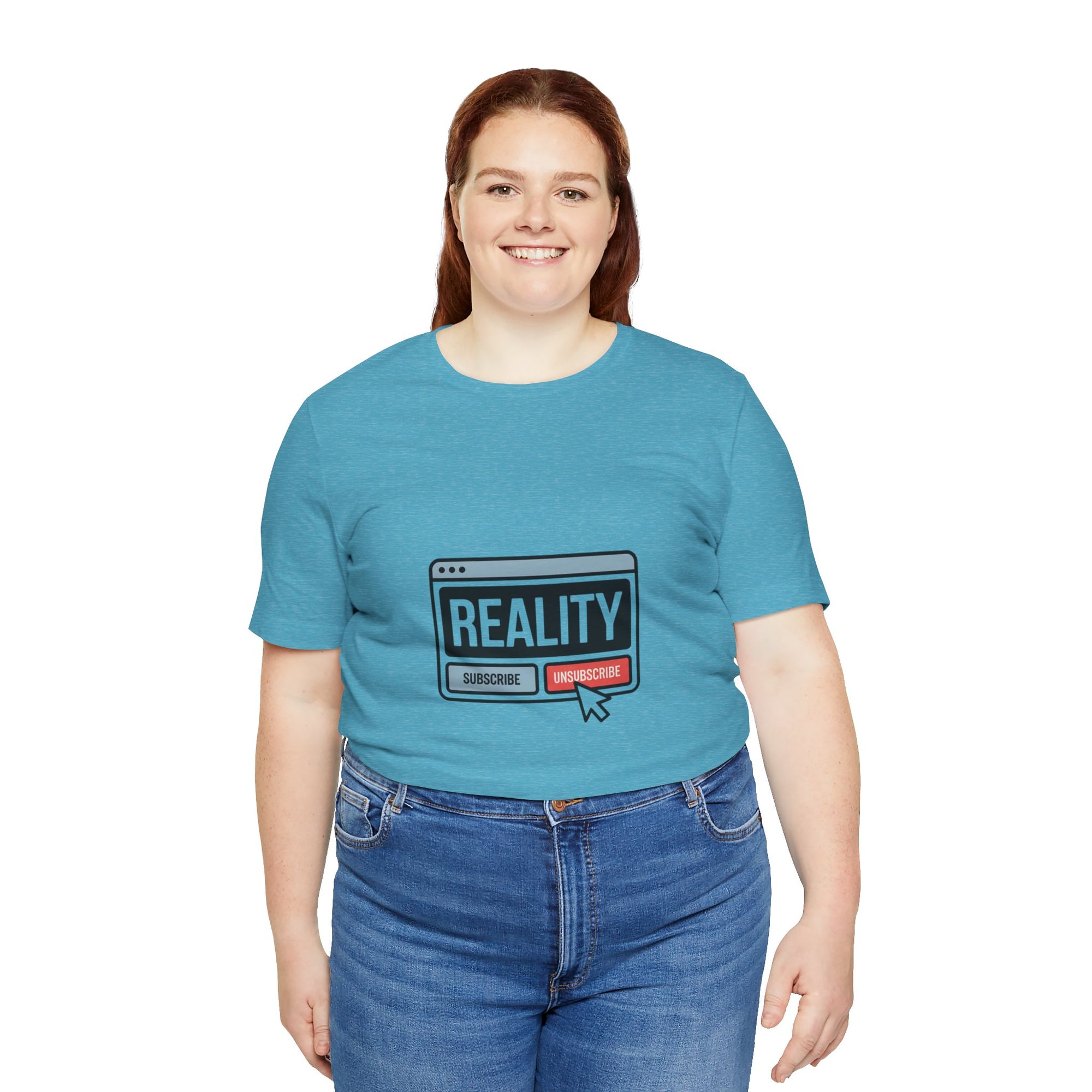 Reality Click Unisex Tee, Funny Graphic Shirt, Casual Wear, Geeky Apparel, Gift for Him/Her, Cool Tee for Everyday Style
