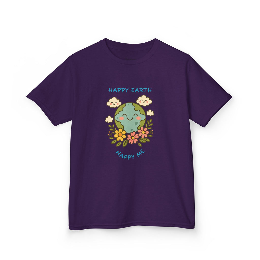 Cute Earth Day Kids Tee, Whimsical Children's T-Shirt, Eco-Friendly Apparel, Floral Children's Wear, Gift for Earth Lovers