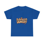 Permanently Hungry Tee, Funny Unisex Cotton T-Shirt, Gift for Food Lovers, Casual Wear, Quirky Humor Apparel