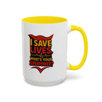 Heroic Superpower Coffee Mug - Perfect Gift for Nurses, EMS, Essential Workers, Motivational Gift, Inspirational Mug