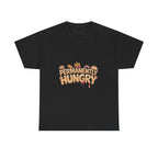 Permanently Hungry Tee, Funny Unisex Cotton T-Shirt, Gift for Food Lovers, Casual Wear, Quirky Humor Apparel