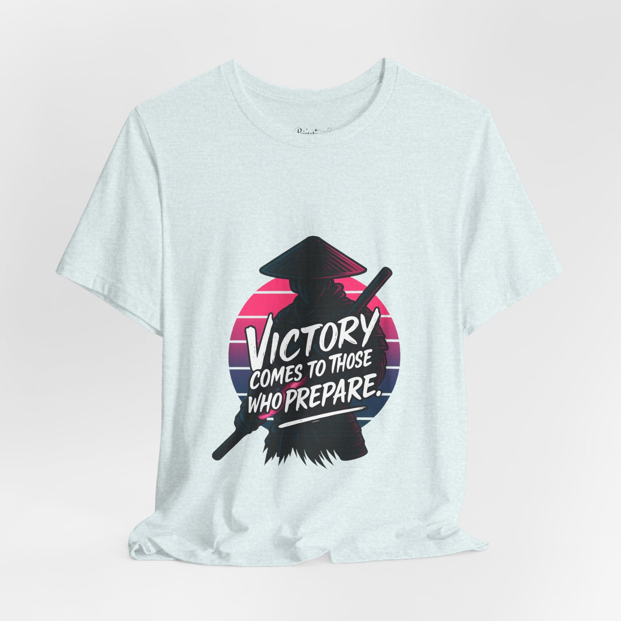 Victory Comes to Those Who Prepare Tee, Motivational T-Shirt, Unisex Graphic Tee, Inspirational Casual Wear, Gift for Gamers and Coaches