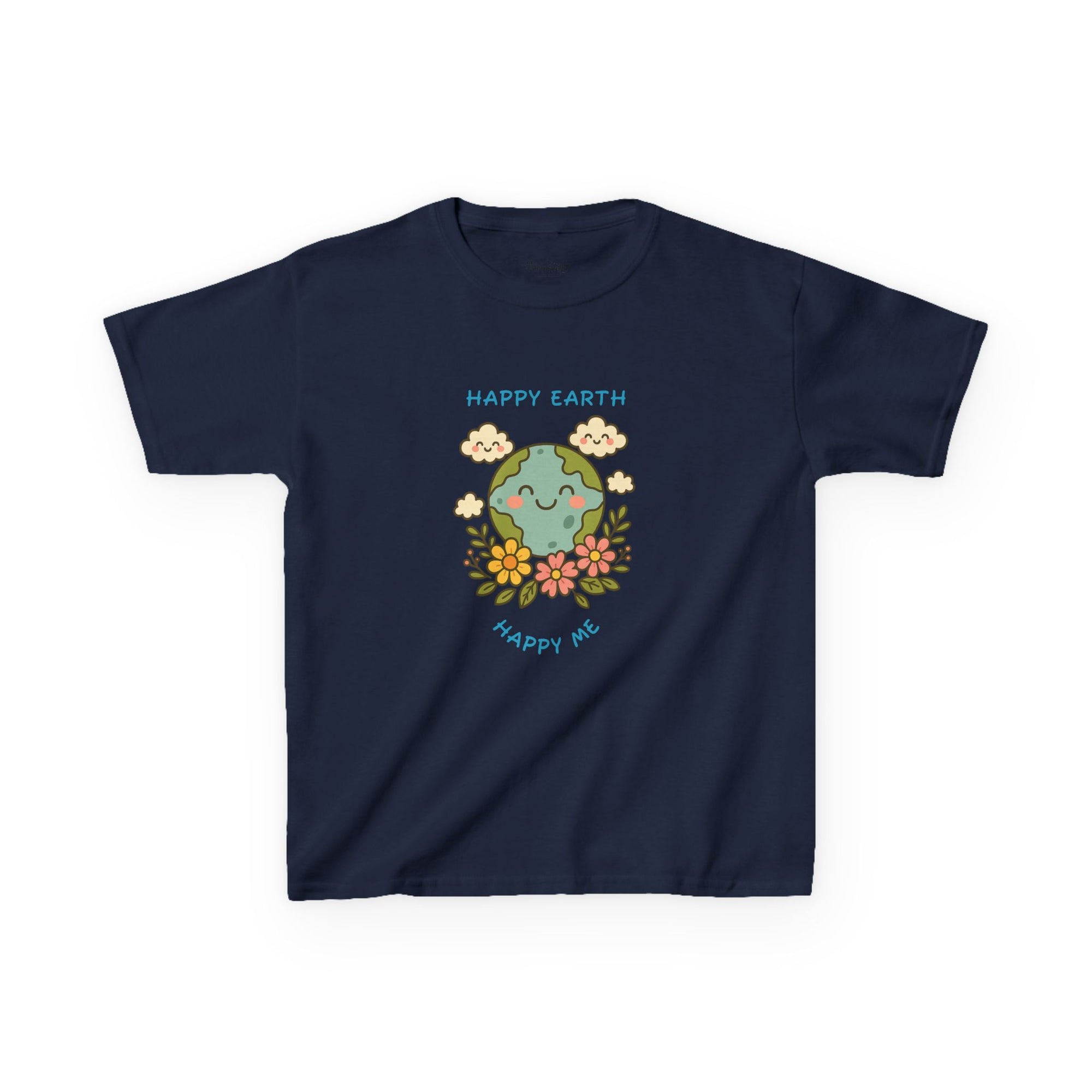 Cute Earth Day Kids Tee, Whimsical Children's T-Shirt, Eco-Friendly Apparel, Floral Children's Wear, Gift for Earth Lovers