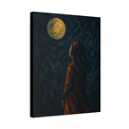 Canvas Wall Art - Serene Nightscape, Inspirational Home Decor, Modern Wall Hanging, Gift for Art Lovers, Bedroom Decor