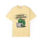 Whimsical Unisex T-Shirt, Currently Unsupervised Shirt, Fun Gift for Teens, Robot Graphic Tee, Casual Everyday Wear