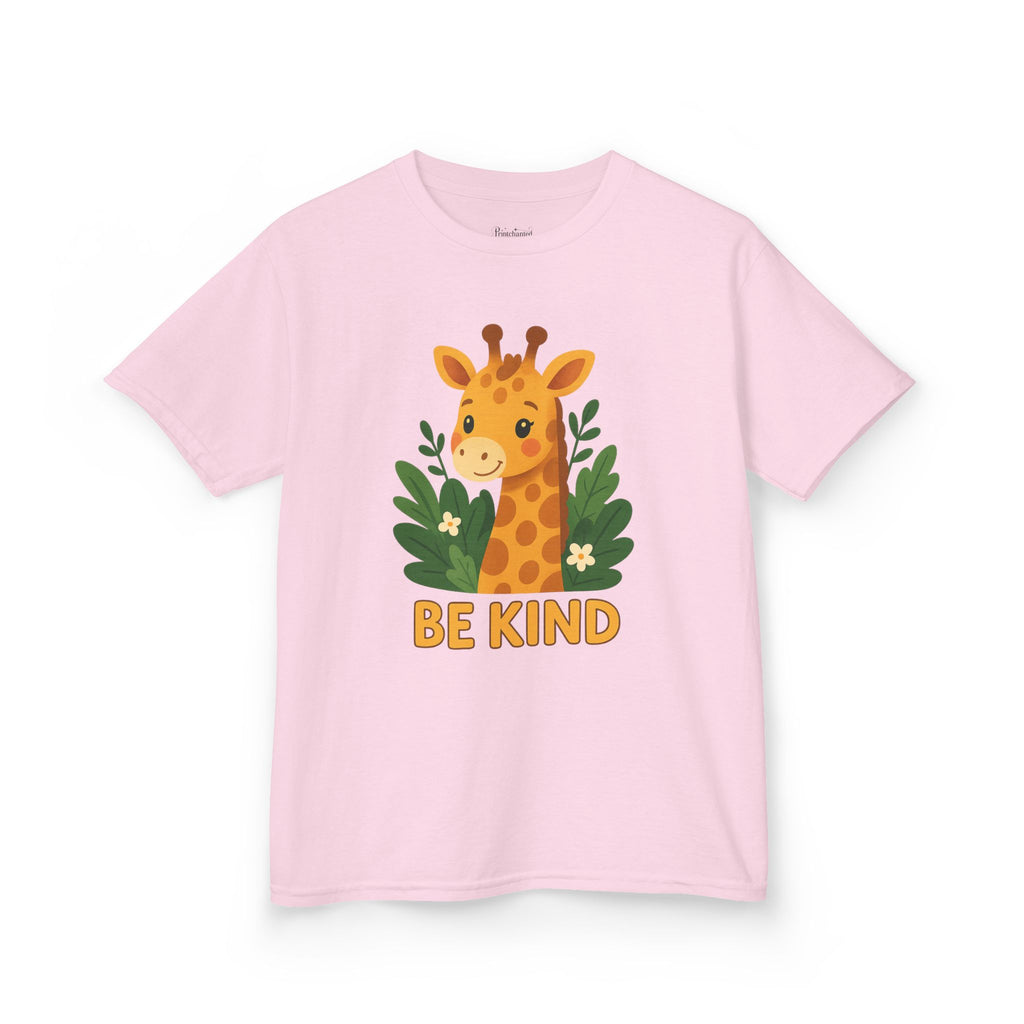 Kids Giraffe Tee - Be Kind T-Shirt, Children's Graphic Tee, Eco-Friendly Cotton Tee, Gift for Kids, Toddler Birthday Shirt