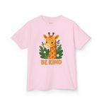 Kids Giraffe Tee - Be Kind T-Shirt, Children's Graphic Tee, Eco-Friendly Cotton Tee, Gift for Kids, Toddler Birthday Shirt