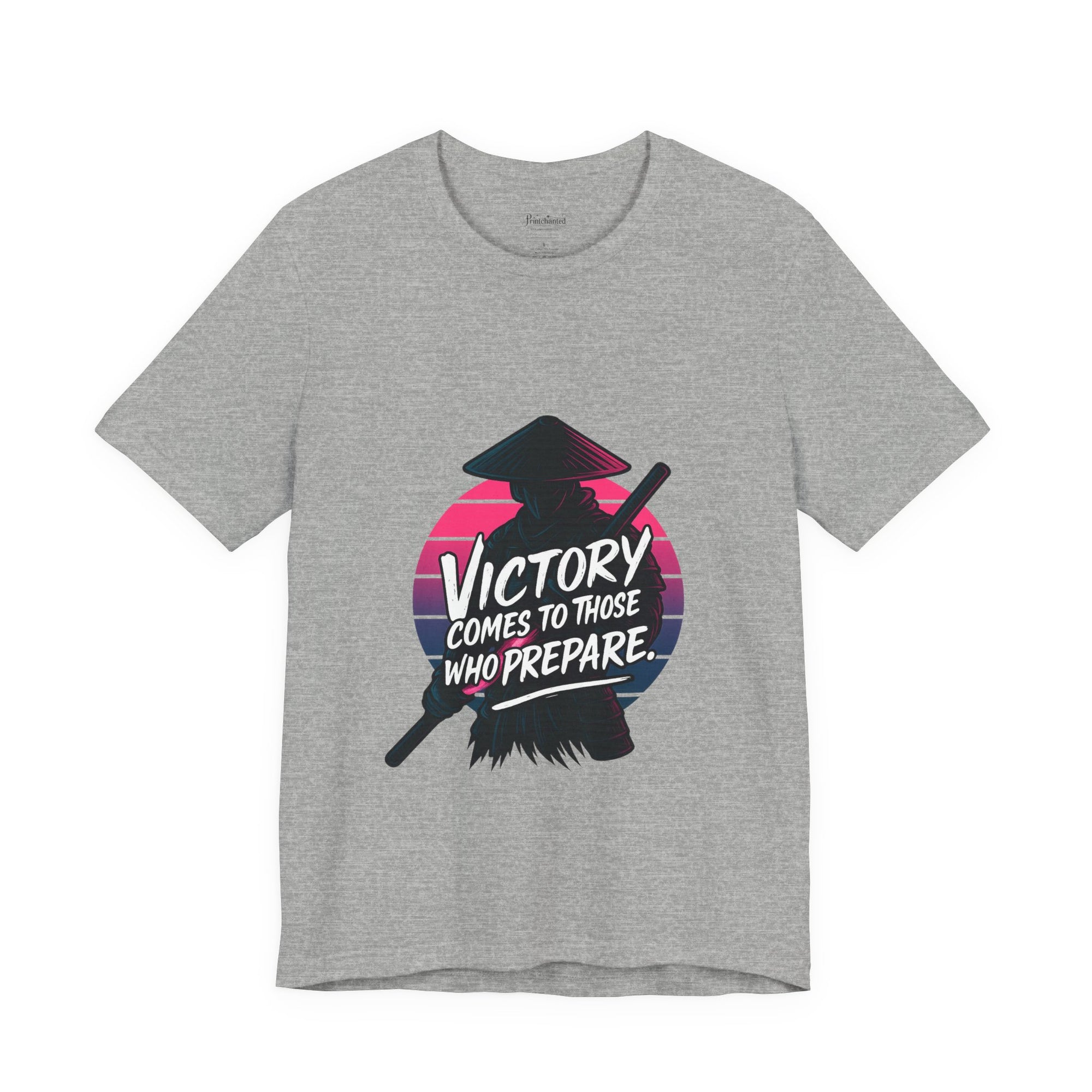 Victory Comes to Those Who Prepare Tee, Motivational T-Shirt, Unisex Graphic Tee, Inspirational Casual Wear, Gift for Gamers and Coaches
