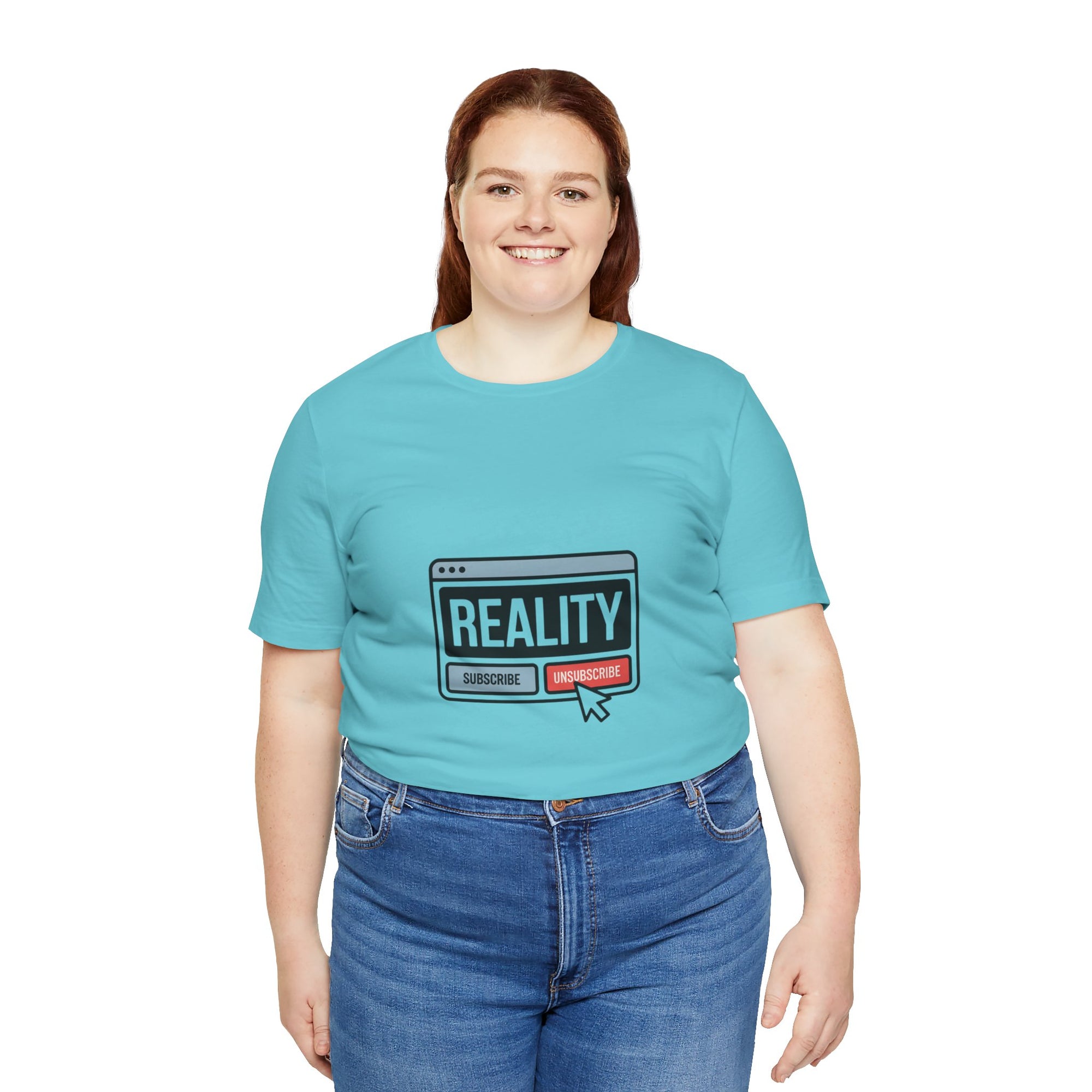 Reality Click Unisex Tee, Funny Graphic Shirt, Casual Wear, Geeky Apparel, Gift for Him/Her, Cool Tee for Everyday Style