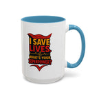 Heroic Superpower Coffee Mug - Perfect Gift for Nurses, EMS, Essential Workers, Motivational Gift, Inspirational Mug
