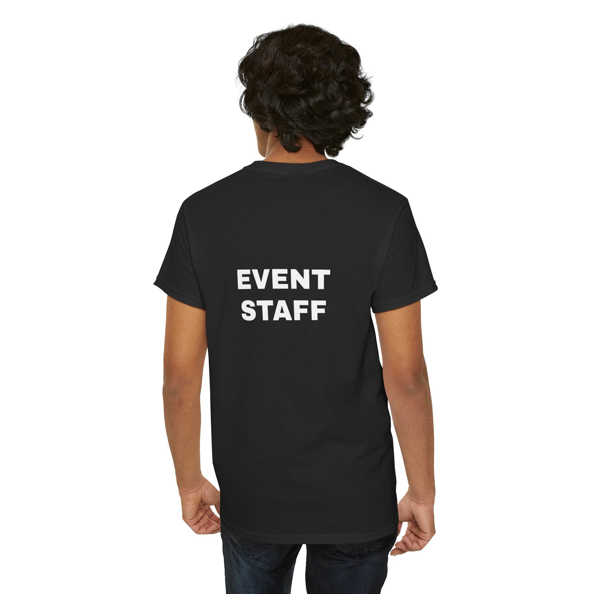 Event Staff Unisex Heavy Cotton Tee - Perfect for Teamwork, Volunteer Events, Festivals, Concerts, Custom Uniforms