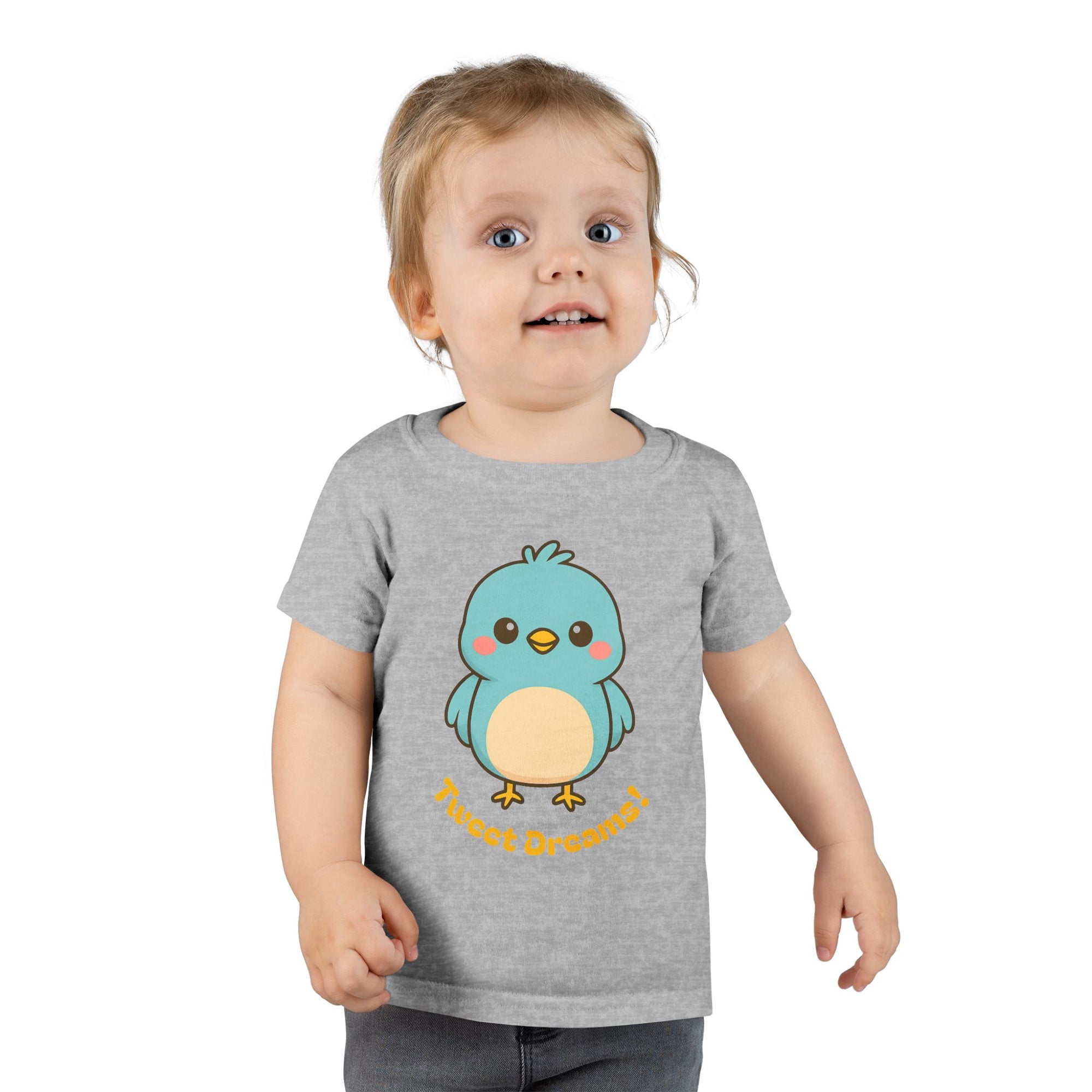 Cute Bird Toddler T-Shirt, Adorable Kids Tee, Baby Gift, Toddler Clothing, Fun Playwear, Summer Outfit
