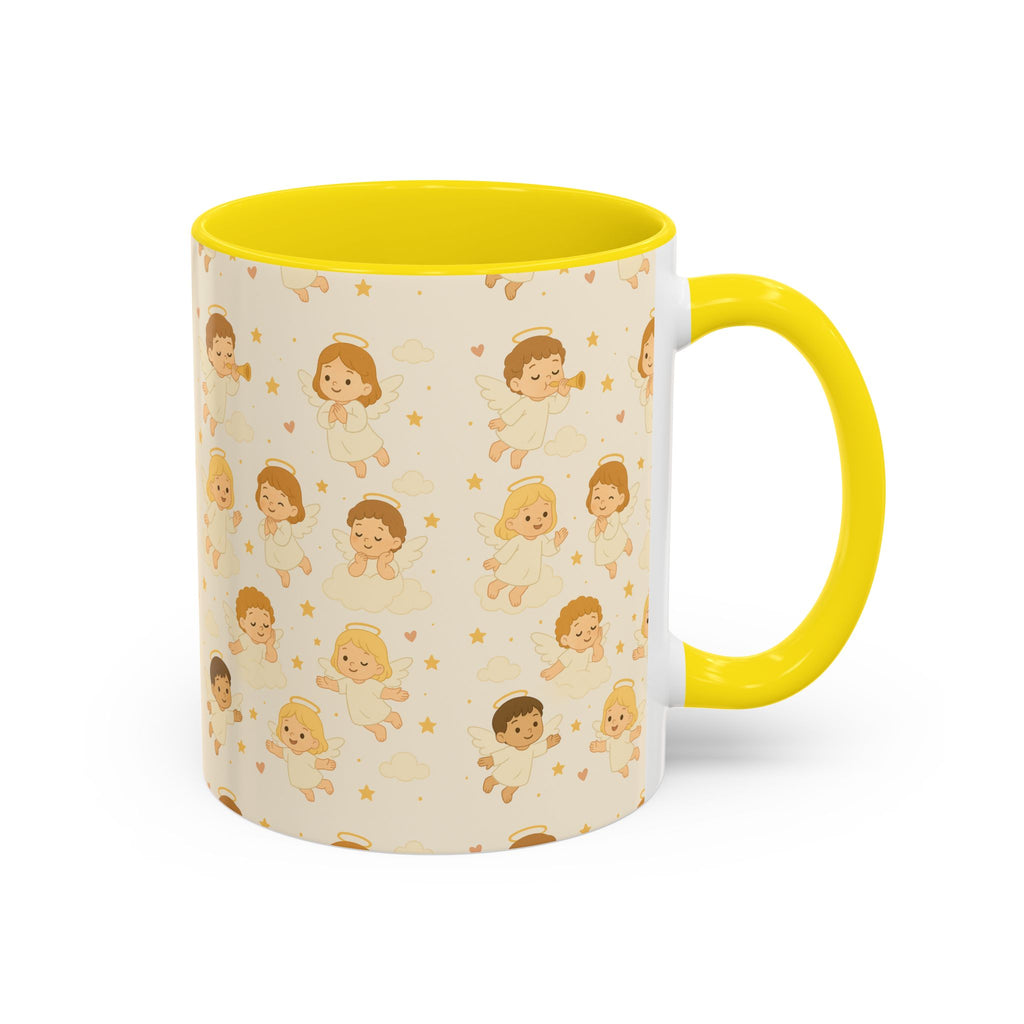 Whimsical Angel Baby Coffee Mug - Perfect Gift for New Parents, Cute Nursery Decor, Baby Shower Favor, Unique Baby Gift, Home Coffee Cup