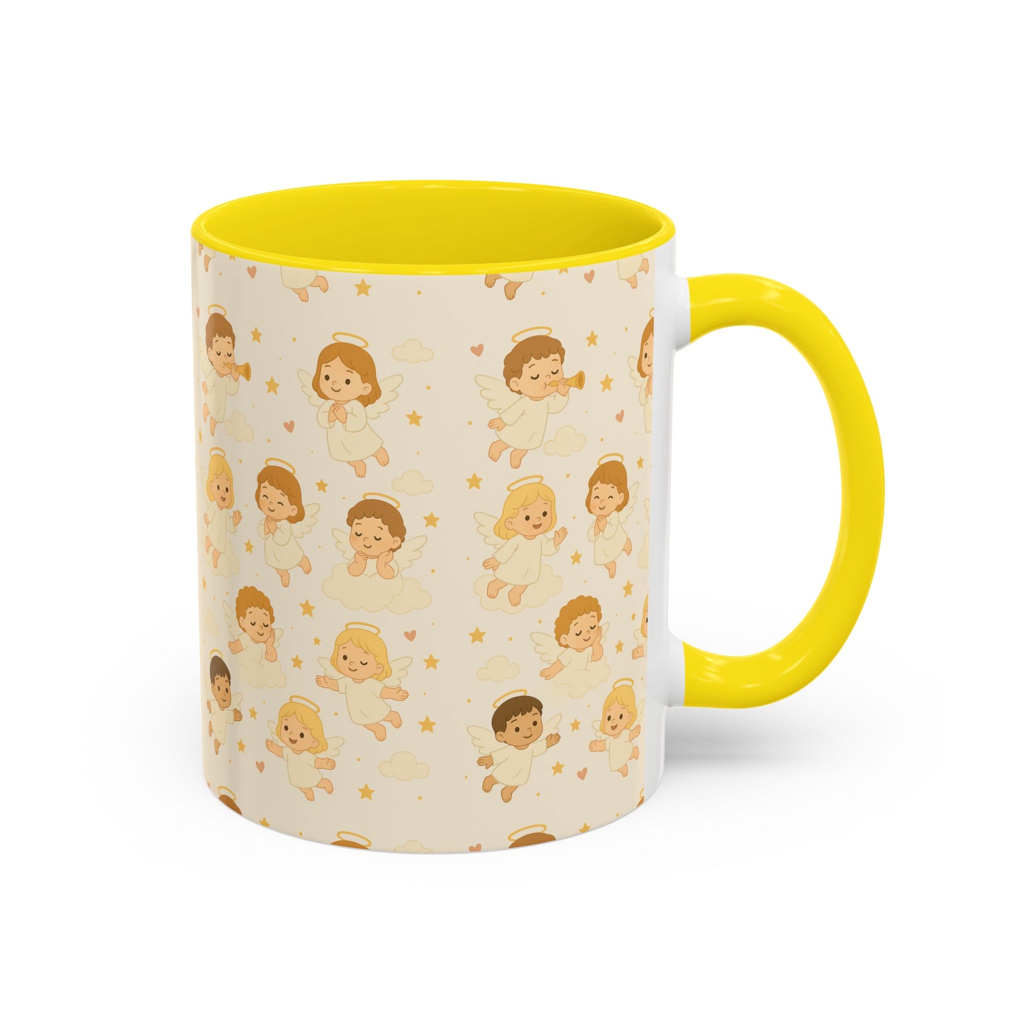 Whimsical Angel Baby Coffee Mug - Perfect Gift for New Parents, Cute Nursery Decor, Baby Shower Favor, Unique Baby Gift, Home Coffee Cup