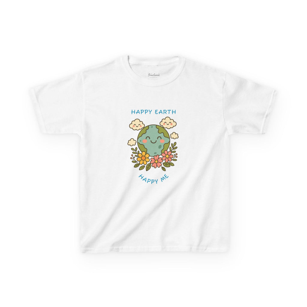 Cute Earth Day Kids Tee, Whimsical Children's T-Shirt, Eco-Friendly Apparel, Floral Children's Wear, Gift for Earth Lovers